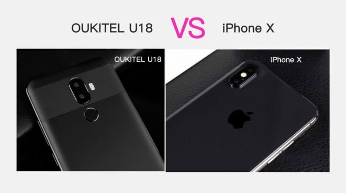 OUKITEL U18 VX iPhone X-1