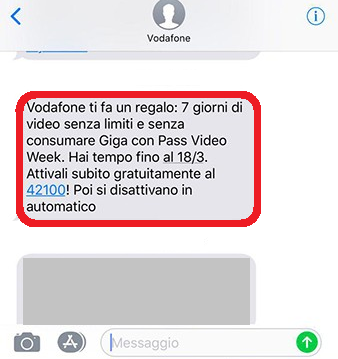 SMS Vodafone Pass Video