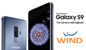 Samsung Galaxy S9 con Wind