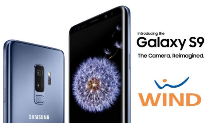 Samsung Galaxy S9 con Wind