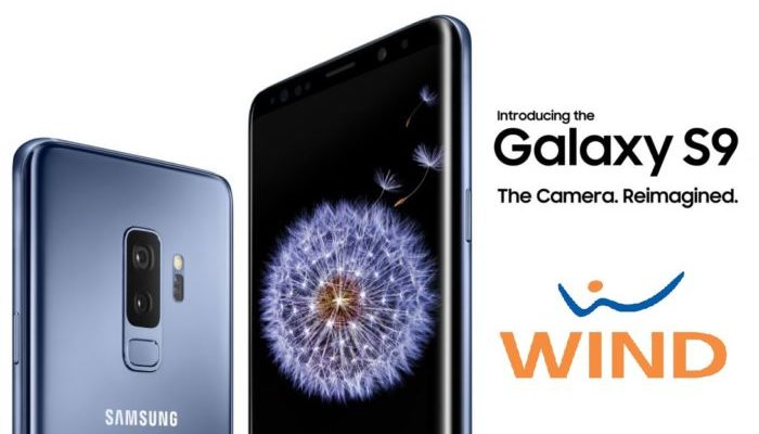 Samsung Galaxy S9 con Wind