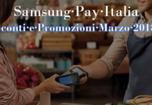 Samsung Pay sconti promozioni marzo