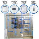 Tenda da doccia con supporto per smartphone integrato - immagine 2