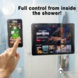 Tenda da doccia con supporto per smartphone integrato - immagine 4