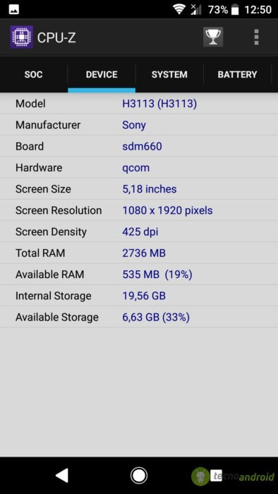 Screenshot_20180312-125050 Xperia XA2