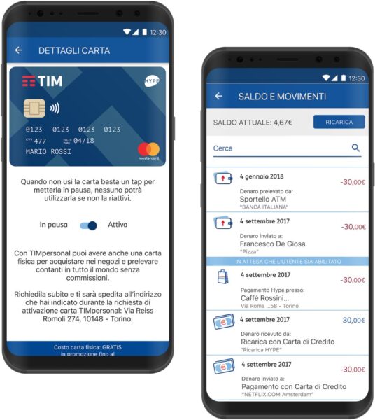 TIM Personal app