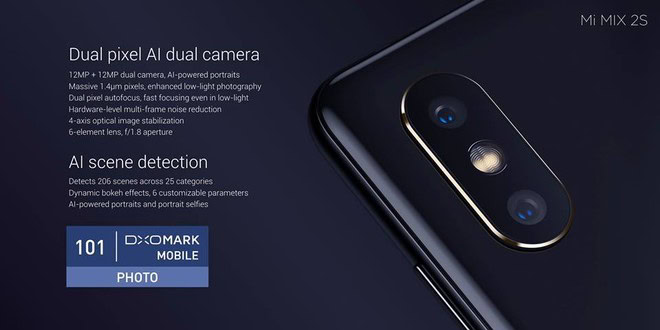 Xiaomi Mi Mix 2S DXOMark