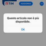 app MyTIM Bug iOS
