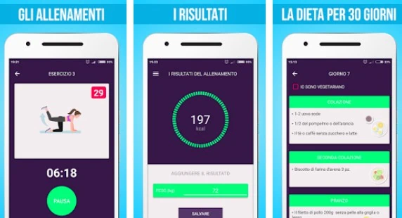 applicazioni Android per perdere peso
