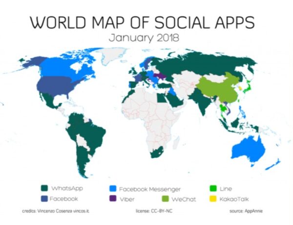 applicazioni più usate al mondo