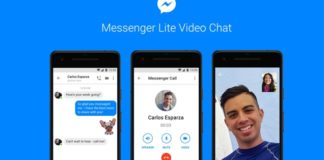chat live Facebook Messenger Lite