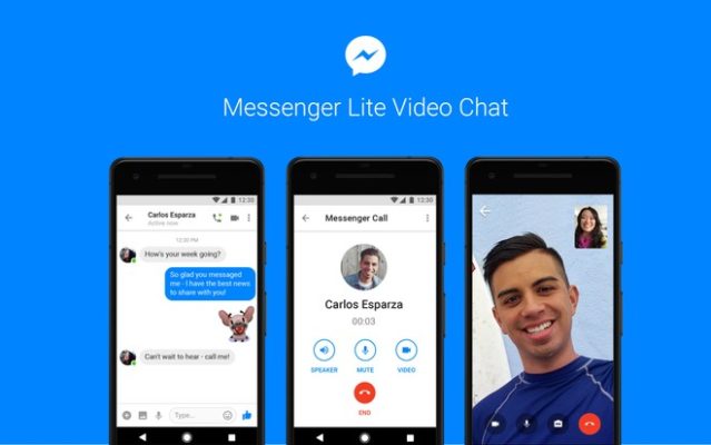 chat live Facebook Messenger Lite