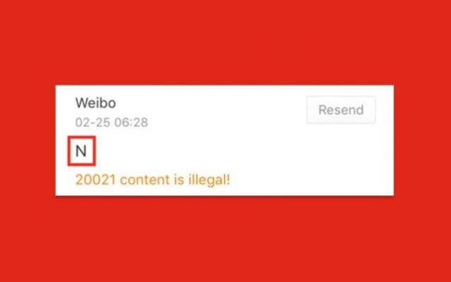 La Cina censura la lettera N in qualsiasi chat