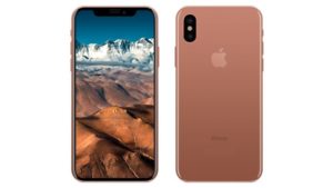 iPhone X Blush Gold