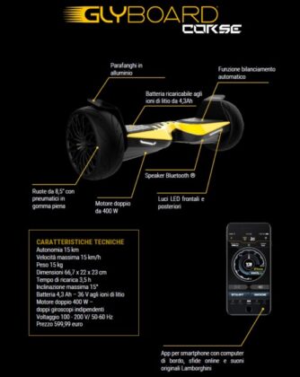 hoverboard lamborghini prezzo