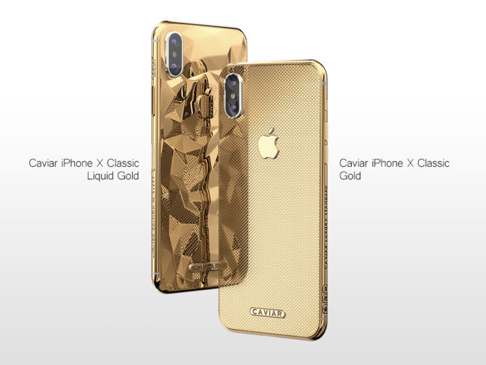 iPhone X Caviar Gold