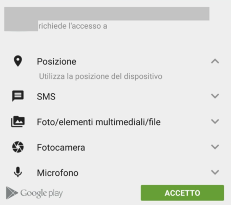 limitare permessi Android