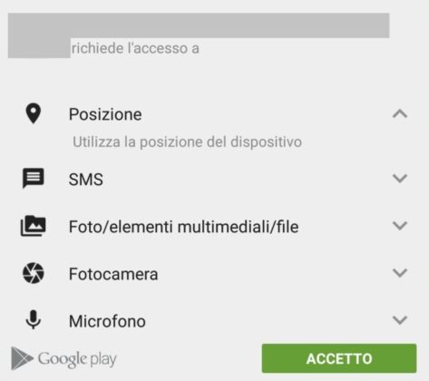limitare permessi Android