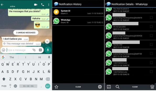 recuperare messaggi Whatsapp cancellati