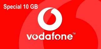 Vodafone Special 10 GB a soli 10 euro fino al 17 marzo per alcuni utenti