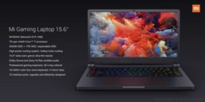 Xiaomi Mi Gaming Laptop, il notebook per i gamers