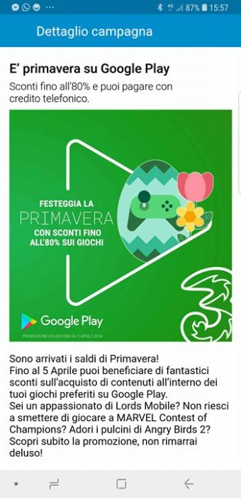 Android: con 3 Italia arrivano sconti sul Google Play Store Android: con 3 Italia arrivano sconti sul Google Play Store