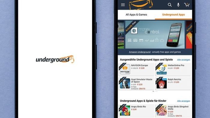 Amazon Underground app Google