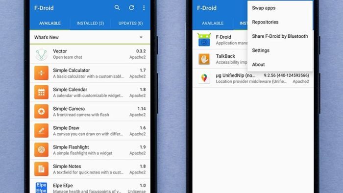 F Droid app Google