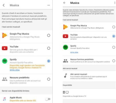 Google Assistant Youtube Player default