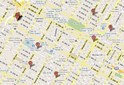Google Maps distributori