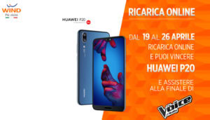 Huawei P20 con Wind