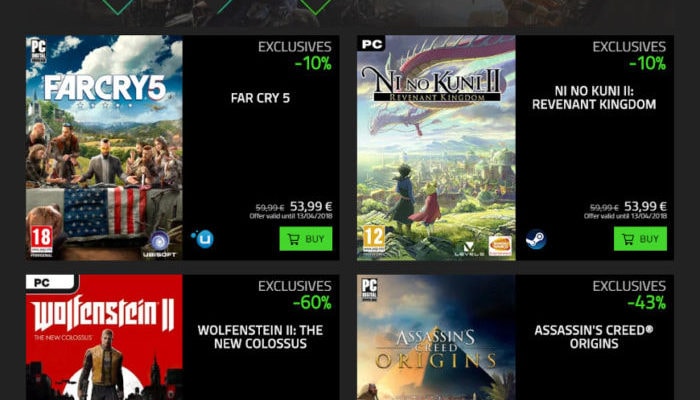 Razer Game-Store-Exclusives