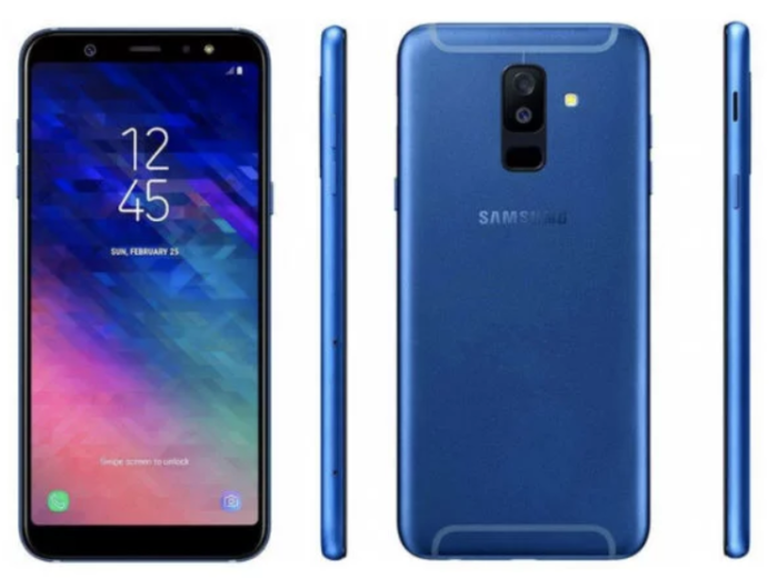 Samsung Galaxy A6 e A6 Plus Blu