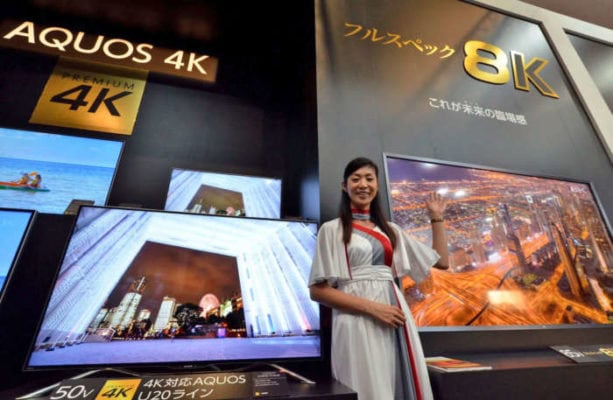 Sharp, arriva la TV 8K