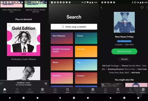 aggiornamento Spotify