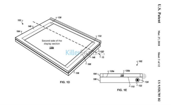 brevetto Google laptop dual screen chiuso