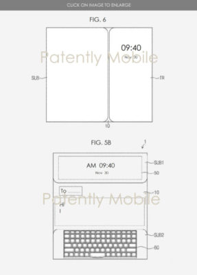 brevetto multipieghevole samsung tastiera