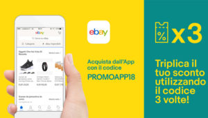 eBay, codice sconto