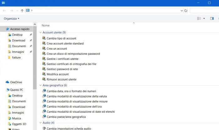 god mode Windows 10