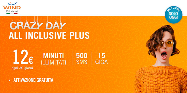 offerte Wind all inclusive Crazy Day