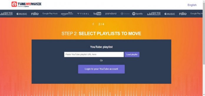 selezione playlist Youtube per Spotify