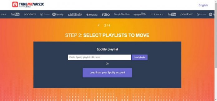 selezione playlist spotify per Youtube