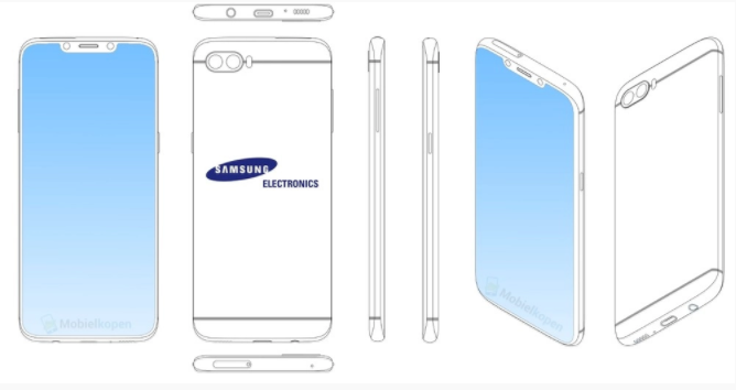 smartphone Samsung notch