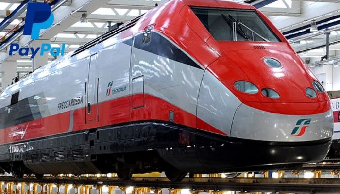 Tutti gli utenti con un conto PayPal hanno uno sconto del 30% con Trenitalia