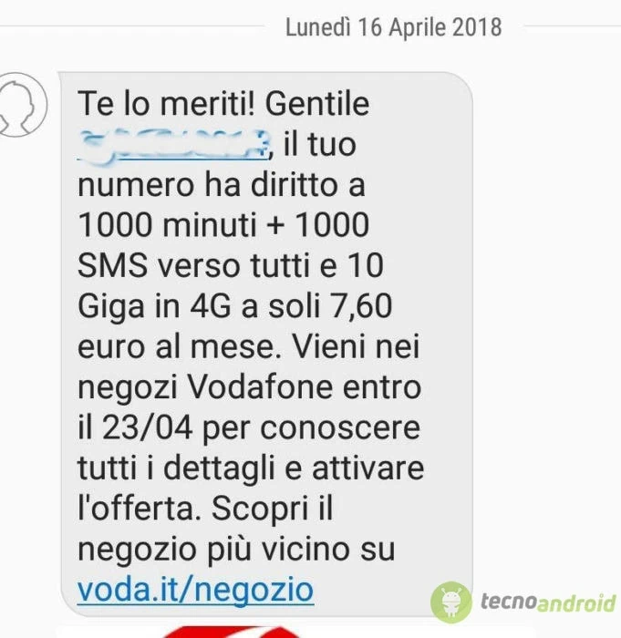 vodafone offerta