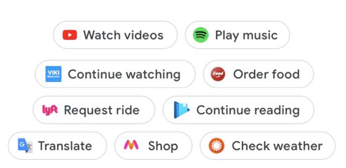Android P App Actions