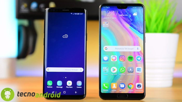 P20 pro contro Galaxy S9