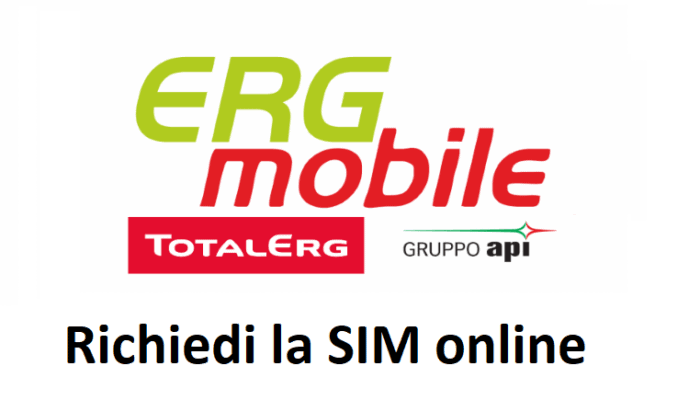 Richiedi online la tua nuova SIM Erg Mobile