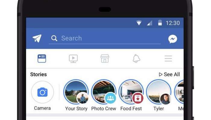 Facebook Stories update