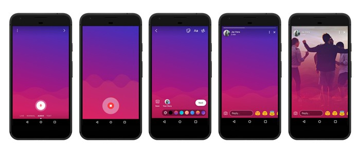 Facebook, condividere clip vocali